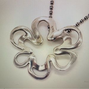 Silpada Sterling Silver Flower Necklace